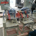 Wood chips block Sawdust recycling pallet leg machine