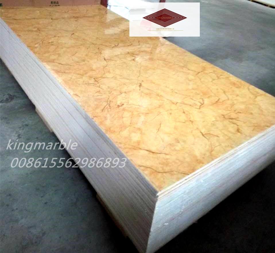 Moisture proof high gloss artificial marble uv board