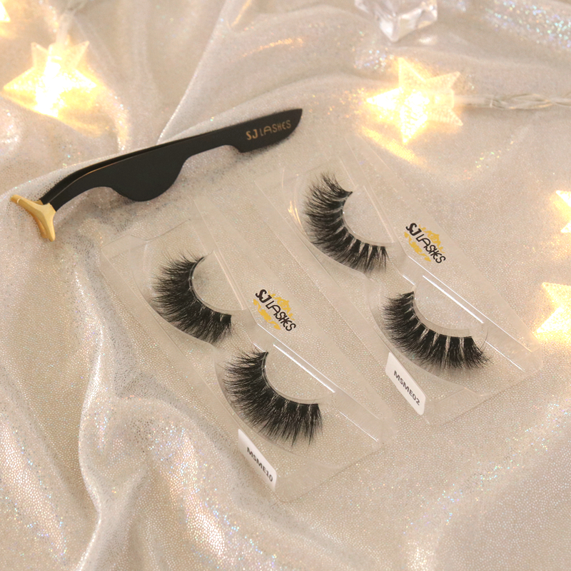 [A]100 % 3D Mink/Silk Eyelashes Real Mink Fur Eye Lashes With Private Label Custom Lashes Packaging/Wholesale False Eyelashes