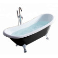 Schwarze Klauenfußbadewanne 290L