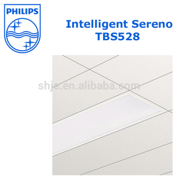 Philips Ceiling Lamp Intelligent Sereno Opal Difuser TBS528 2xTL5-28W Fluorescent Office Light
