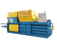 Semi-automatic horizontal baler machine