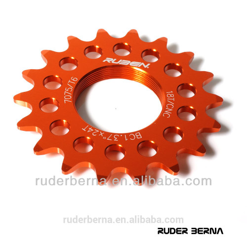 Ruder Berna Eightper Taiwan Made Fixed Gear Orange COG