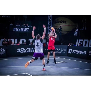 Fiba3x3 ses linlio sospechado de azulejos de la corte deportiva 13