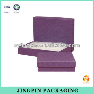 purple texture paper gift box