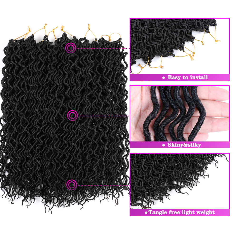 wholesale faux locs     goddess faux locs   crochet faux locs   hair dreadlocks   synthetic dreadlocks