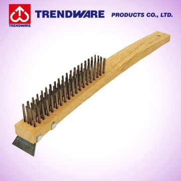 BBQ grill scraper and wire brush