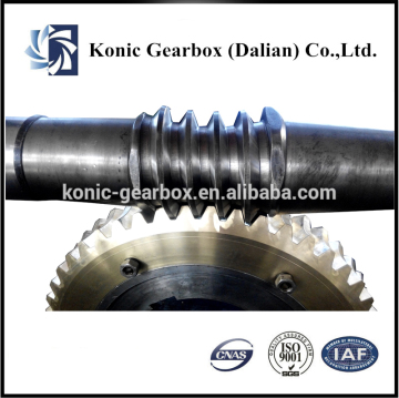 Transmission spiral brass high speed worm gearbox