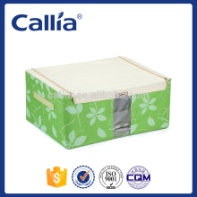 Hot Selling Home Square Folding Box Fabric storage containers with window