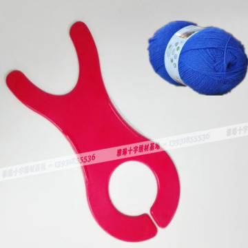 hand knitting yarn wool boards colorful big plastic threading boards