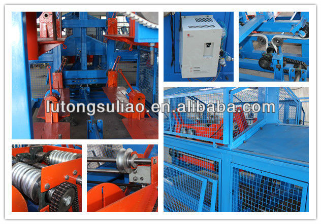 automatic plastic monofilament yarn extruding machine / raffia twist rope making machine/ plastic rope production line