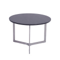 Modern Stainless Steel Round Marble Coffee Table