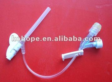 Disposable sterile medical Y type IV cannula catheter