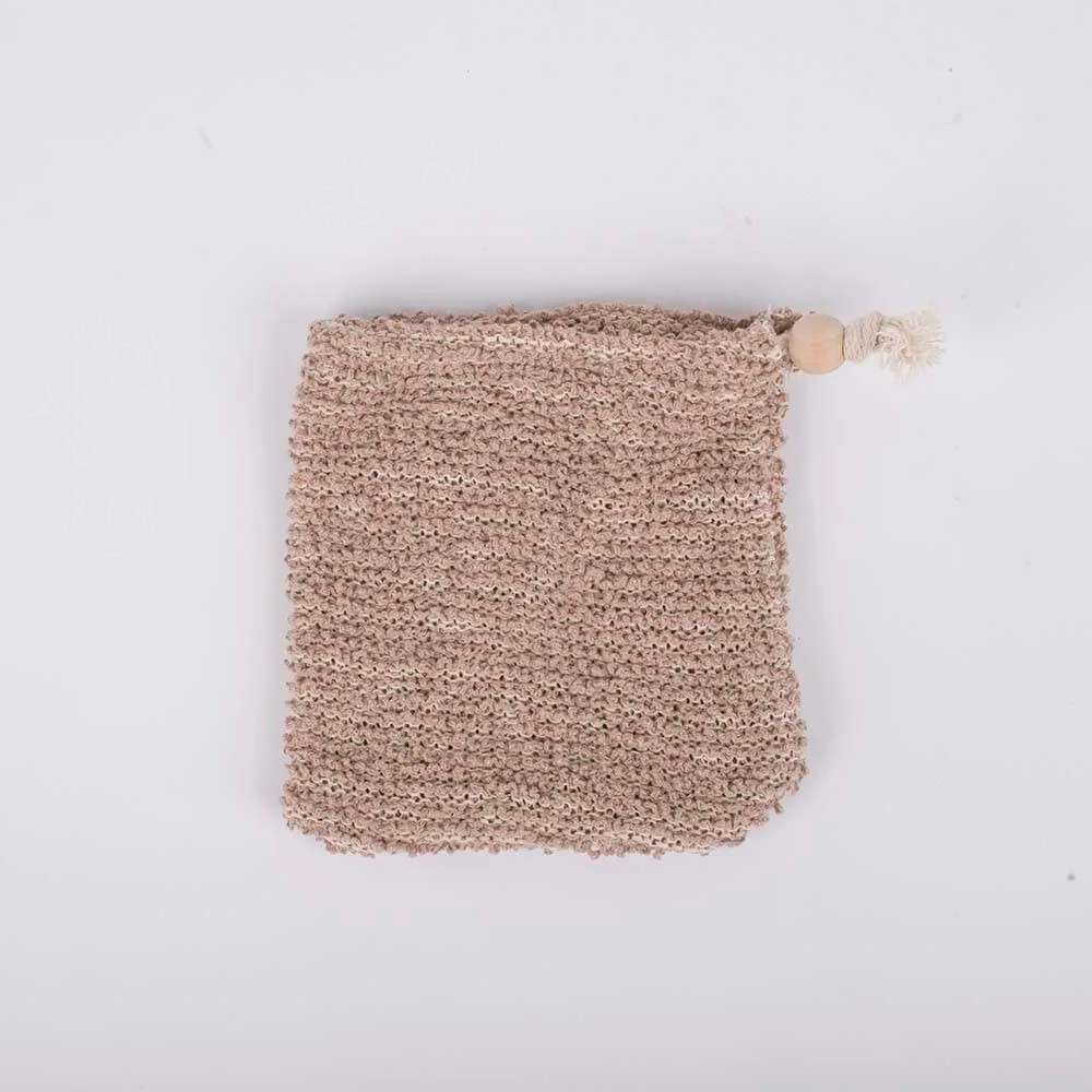 Natural Ramie Soap Bag Hand Made Soap Bag Mesh Soap Saver Bag DC-Bm103