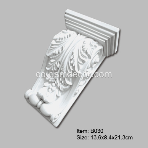 Corbels d&#39;Edinburgh in poliuretanu decorativu architettonicu