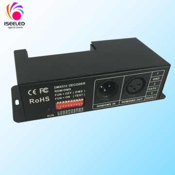 4CH DMX LED Controller untuk cahaya jalur PWM