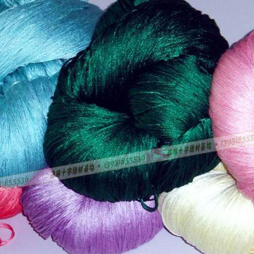 100% polyester cross stitch threads dyed embroidery threads