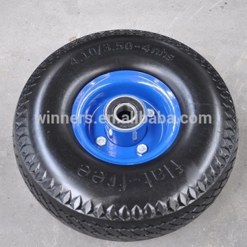 10x3.50-4 PU foam filling tire solid 250mm PU wheels