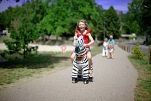 2015 newest style ride on plush rocking duck toy