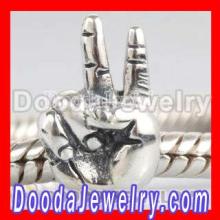 Wholesale European Peace Sign Charm Beads?