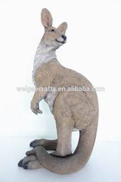 The life size resin sculptures of kangaroo