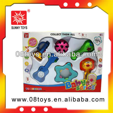 Plastic baby hand rattles toy rattles