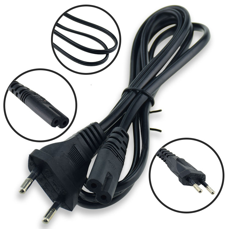 2 pin ac power cord 