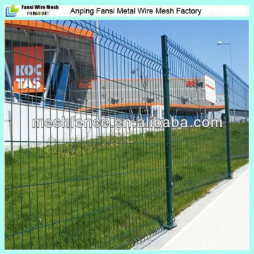 Road side euro style mesh fencing