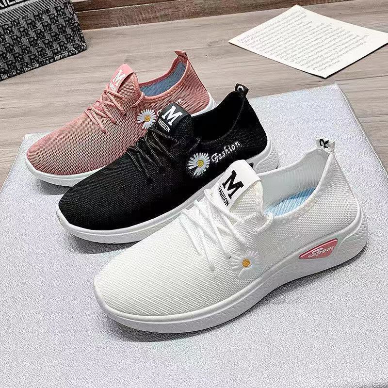 2021 New fashion Little Daisy mesh sports shoes versatile student shoes mom shoes running footware