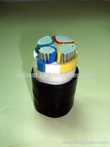 Aluminum Conductor Pvc Power Cable 