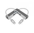 Aluminium Alloy USB3.2 Gen1 5Gbps Hub