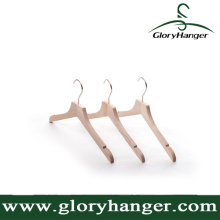 Best Selling Top Quailty Wholesale Flat-end Wooden Cloth Hanger without Centre Bar