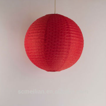 red pendant lamp