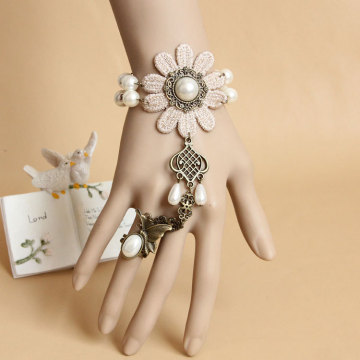 MYLOVE flower vintage bracelet ring beach hand flower MLWS282