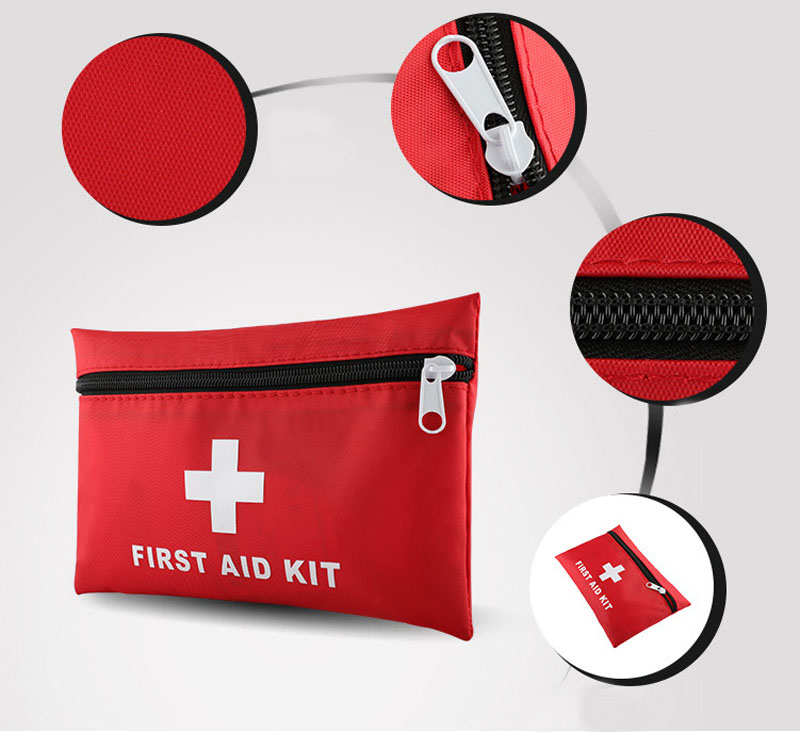 420D Empty First Aid Pouch Bag Kit Bag Medical Emergency Outdoor Pouch Medical Organizer Case