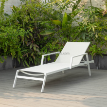 Aluminum Frame Chaise Lounge Set for Patio, Garden, Beach, Poolside & Courtyard
