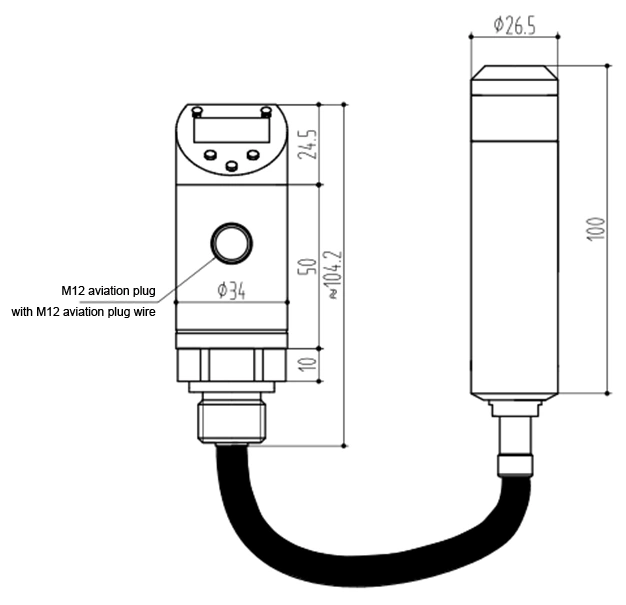 NPN PNP Machical Pressure Level Switch Intelligent Level Switch CE