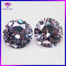2.75MM Lavender Cubic Zircon CZ Shaped Round Brilliant Cut Gems