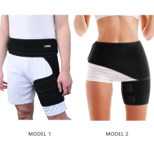 Adjustable Neoprene Compression Groin Thigh Sleeve Hip Support Wrap Brace for Men and Women