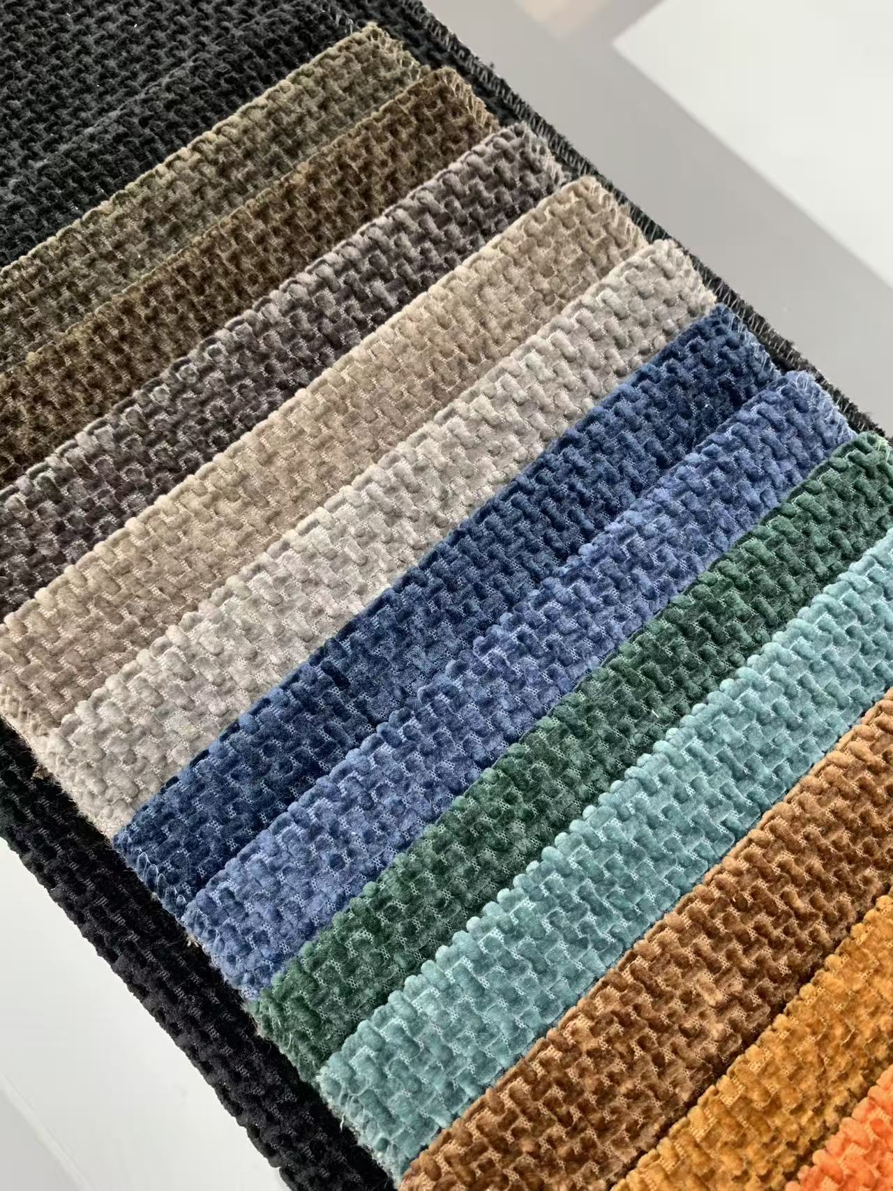 Υλικό υφάσματος σενίλ Chenille Fabric Material
