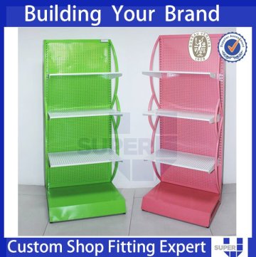 retail store furniture display, metal floor displays, floor displays for supermarket