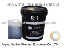 two componet filter adhesive