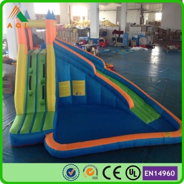 NEWLY cheap children used pool slide, children infatable pool with slide, inflatable water slide pool