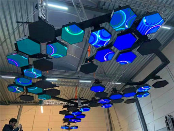 Night Club Bar Hexagon Led Display