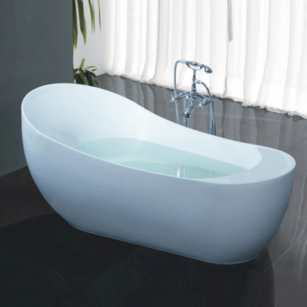 Modern Elegant Design Free Stand Royal Deep Soaking 1.6m Bathtub