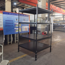 AGV meterial box rack with side mesh