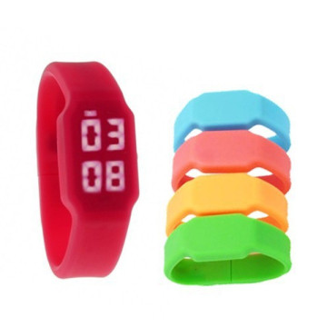 Colorful LED Watch Silicone USB Stick 2gb