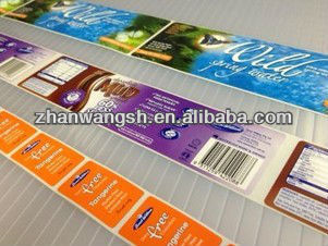 food adhesive label,food self adhesive labels, food grade label