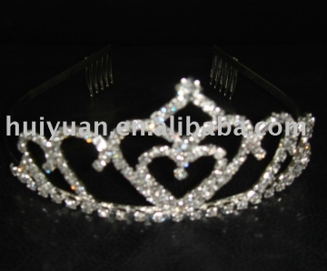 2012 newest styles argent wedding tiaras decoration