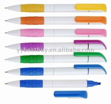 plastic ball pen with markers